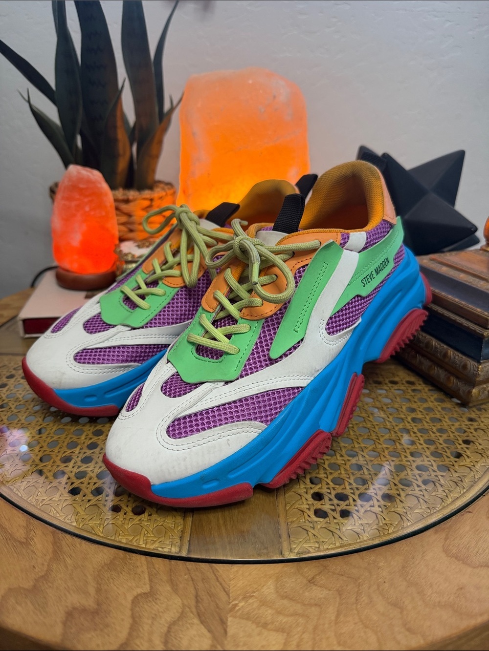 Steve Madden Chunky Colorblock Dad Sneakers Men’s Size 9.5